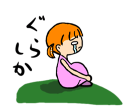 AKUMAKI-CHAN and KOMIKAN-CHAN sticker #9149866