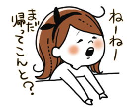 fukuoka dialect women sticker #9150513