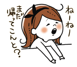 fukuoka dialect women sticker #9150513