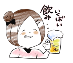 fukuoka dialect women sticker #9150541