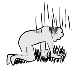 Despair of Mr. Mosa Mosa sticker #9151749