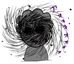 Despair of Mr. Mosa Mosa sticker #9151750