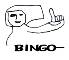 white x black sticker 2 sticker #9151811