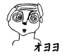 white x black sticker 2 sticker #9151818