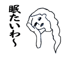 white x black sticker 2 sticker #9151828