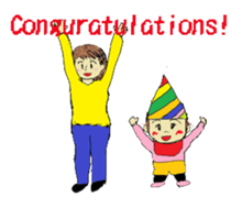 Baby and Family sticker #9151841