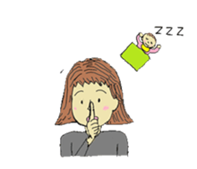 Baby and Family sticker #9151847