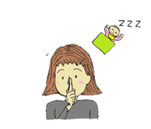 Baby and Family sticker #9151847