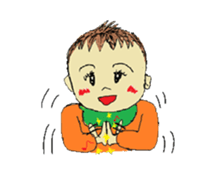 Baby and Family sticker #9151855