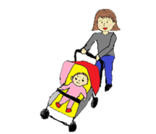 Baby and Family sticker #9151857
