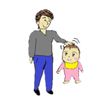 Baby and Family sticker #9151860