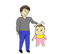 Baby and Family sticker #9151860