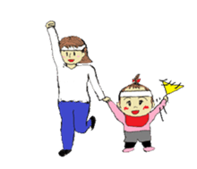 Baby and Family sticker #9151861