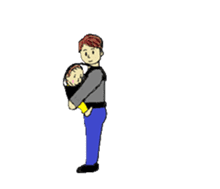 Baby and Family sticker #9151870