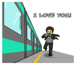 31 Days I love you 9 days I hate you (M) sticker #9152316