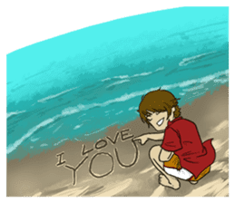 31 Days I love you 9 days I hate you (M) sticker #9152318