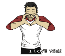 31 Days I love you 9 days I hate you (M) sticker #9152321