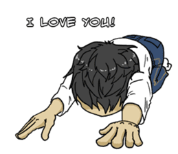 31 Days I love you 9 days I hate you (M) sticker #9152335