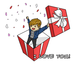 31 Days I love you 9 days I hate you (M) sticker #9152336