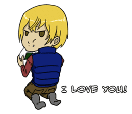 31 Days I love you 9 days I hate you (M) sticker #9152340