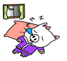 Black and white pig sticker #9153414