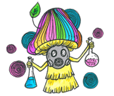 Mushroom Doku-san sticker #9154168