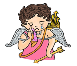 Cupid's lovely sticker #9154402