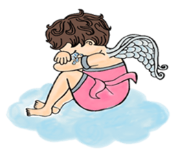 Cupid's lovely sticker #9154428