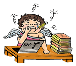 Cupid's lovely sticker #9154429