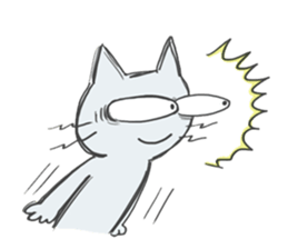 GOGOcute cat English sticker #9154553