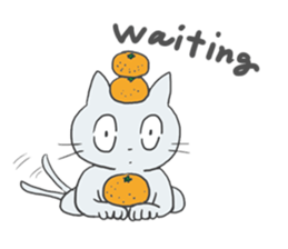 GOGOcute cat English sticker #9154554
