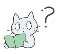 GOGOcute cat English sticker #9154568