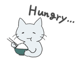 GOGOcute cat English sticker #9154569