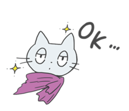 GOGOcute cat English sticker #9154572