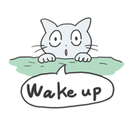 GOGOcute cat English sticker #9154577