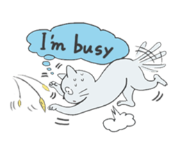 GOGOcute cat English sticker #9154578