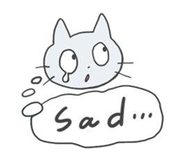 GOGOcute cat English sticker #9154581