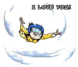 31 Days I love you 9 Days I hate you (F) sticker #9154646