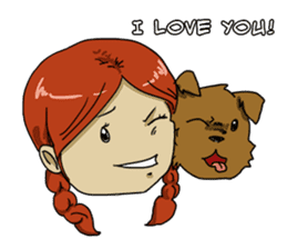 31 Days I love you 9 Days I hate you (F) sticker #9154649