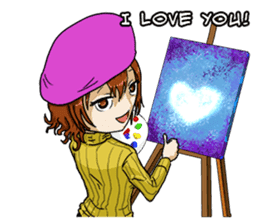 31 Days I love you 9 Days I hate you (F) sticker #9154650