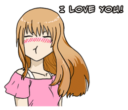 31 Days I love you 9 Days I hate you (F) sticker #9154651