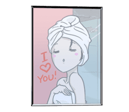 31 Days I love you 9 Days I hate you (F) sticker #9154652