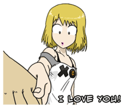 31 Days I love you 9 Days I hate you (F) sticker #9154658