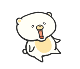 Polar bear SHIRO sticker #9155140