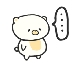 Polar bear SHIRO sticker #9155141