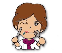 Let's enjoy cooking !! sticker #9155560