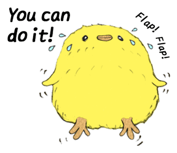 Dear Piyo Japan "English Version" sticker #9155634