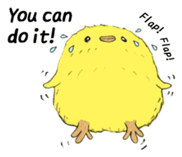 Dear Piyo Japan "English Version" sticker #9155634