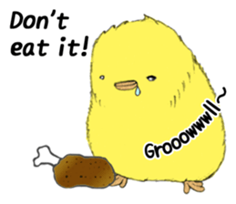 Dear Piyo Japan "English Version" sticker #9155635