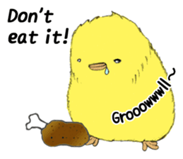 Dear Piyo Japan "English Version" sticker #9155635